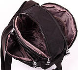 Жіноча текстильна Сумка greenpharm крос-боді Jielshi чорна, фото 5