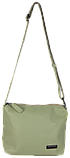 Жіноча шкіряна Сумка greenpharm наплічна Borsacomoda салатова, фото 2