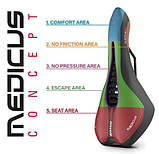 Сідло велосипедне з Memory Foam Wittkop Medicus Airflow, фото 4