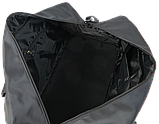 Дорожня Сумка greenpharm з відділом для взуття 40L Wallaby greenpharm чорна, фото 9