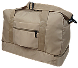 Дорожня Сумка greenpharm з відділом для взуття 40L Wallaby greenpharm бежева, фото 5