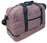 Дорожня Сумка greenpharm з відділом для взуття 40L Wallaby greenpharm пудровий, фото 4