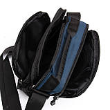 Чоловіча сумка-планшет Lanpad синій, фото 6