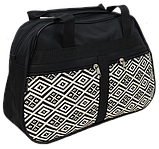 Сумка greenpharm господарська для покупок 12L Wallaby greenpharm  чорна з білим, фото 2