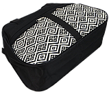 Сумка greenpharm господарська для покупок 12L Wallaby greenpharm  чорна з білим, фото 8