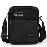 Чоловіча сумка-планшет Lanpad чорний, фото 2