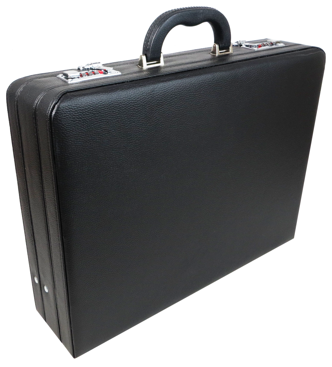 Класичний кейс, дипломат з еко шкіри Portfolio чорний, фото 1