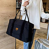 Дорожня Сумка greenpharm середнього розміру, Сумка greenpharm ручна поклажа Imiti 22L чорний, фото 3