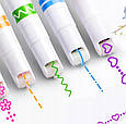 Набір маркерів з візерунками, фломастери штампи, Aptel MIX 6 шт PR43, фото 5