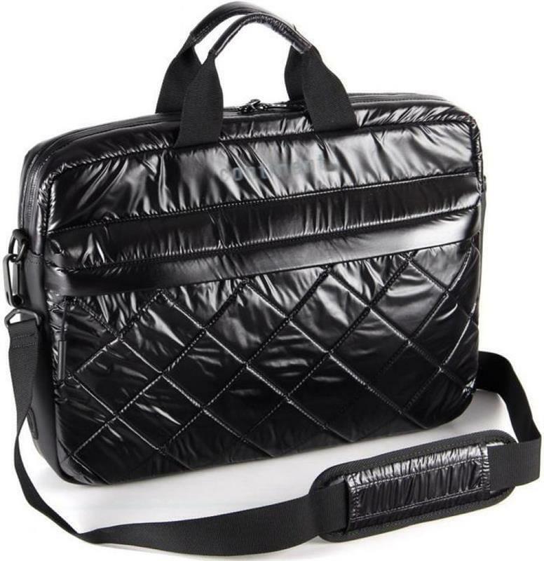 Сумка greenpharm для ноутбука 15,6 дюймів Continent чорна, фото 1