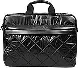 Сумка greenpharm для ноутбука 15,6 дюймів Continent чорна, фото 2