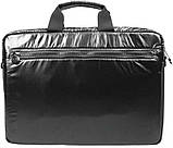 Сумка greenpharm для ноутбука 15,6 дюймів Continent чорна, фото 3