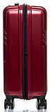 Маленька валіза на колесах їх полікарбонату 42L Sumdex червона, фото 2