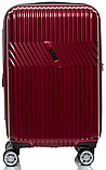 Маленька валіза на колесах їх полікарбонату 42L Sumdex червона, фото 4