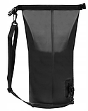 Водонепроникна сумка, гермомішок, гермочохол Trizand 20L чорний, фото 4