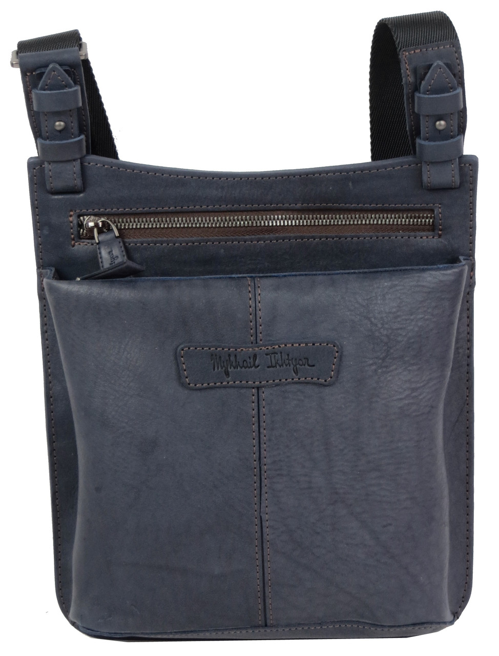 Чоловіча Сумка greenpharm Mykhail Ikhtyar синя, фото 1