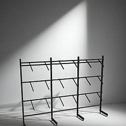 Стійка вішала для одягу пристінна посилена