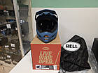 Велошолом фулфейс BMX даунхіл Bell Sanction 2 Matte Blue M (55-57см), фото 5