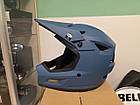 Велошолом фулфейс BMX даунхіл Bell Sanction 2 Matte Blue M (55-57см), фото 8