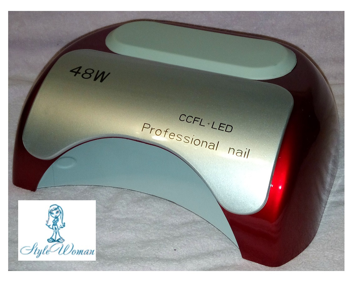 Професійна Гібридна лампа professional led+ccfl light 48w червона