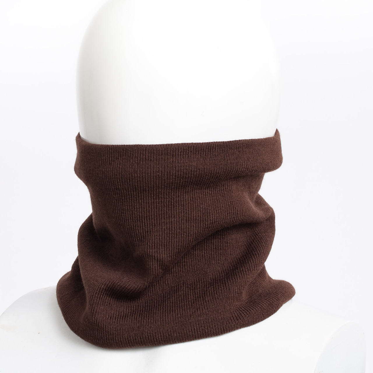 Баф на флісі База гуртом коричневий