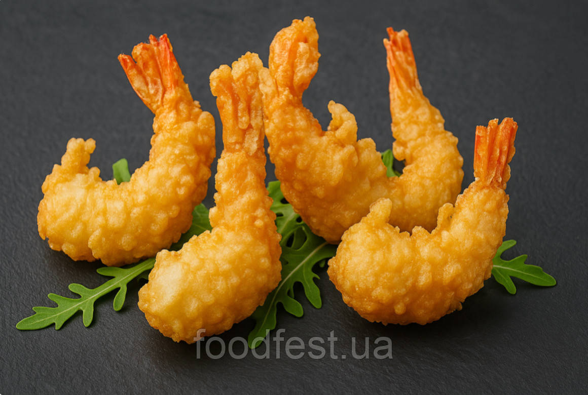 Хвости креветок фрі, пакування 1кг, фото 1