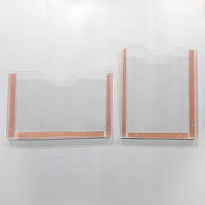 Потовщена кишеня А5 (вертикальна) для інформаційного стенду, глибина 2 см (в наявності будь-які розміри)