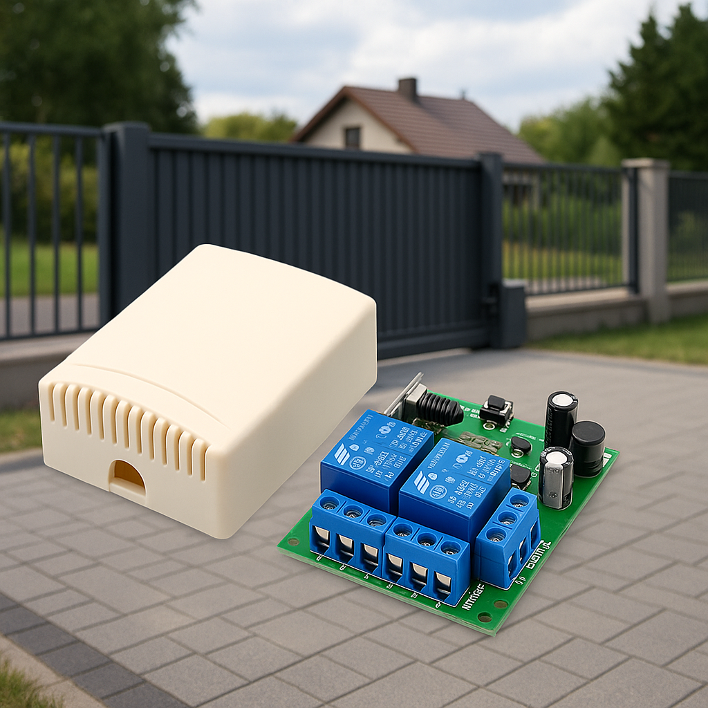 Модуль дистанційного керування DC 6 -30V 433 мГц 2 CH реле Бездротовий, фото 1