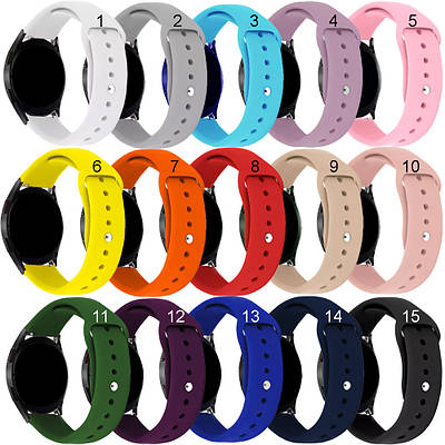 Силікон кнопка ремінець 20 мм для смарт годинника