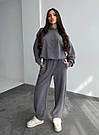 ФЛІСОВИЙ ЖІНОЧИЙ КОСТЮМ СІРИЙ спортивний прогулянковий р.42-52 1700, фото 8