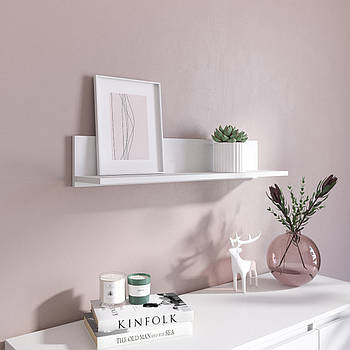 Полиця настінна VAYS M-22, навісна, ЛДСП, 80×17×15 см - для дому, офісу, декору
