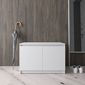 Тумба для взуття VAYS R-20, без ручок, ЛДСП, 80×40×53 см - для передпокою, коридору