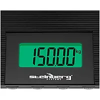 Цифрові ваги для тварин Steinberg 150 кг, 84x40,5 см, точність 50 г, РК-дисплей, USB, нековзний килимок, режим для тварин 718064