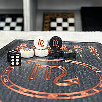 Нарди з каменю Скорпіон 30х15см подарункові, фото 7