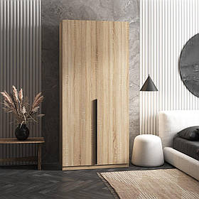 Шафа для одягу VAYS, сучасна, зі штангою, чорні ручки M-25