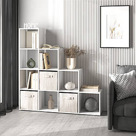 Полка для книг VAYS, стелаж для дому на 10 комірок M-40