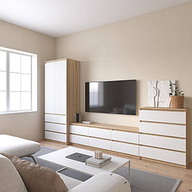 Комплект меблів у вітальню VAYS, шафа R-9 тумба R-12 комод R-4