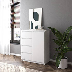 Комод VAYS, сучасний, з полицями, 4 шухляди, без ручок R-32