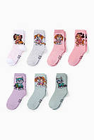 Мультипаковка із 7 пар шкарпеток із малюнком «Щенячий патруль», розмір взуття 31-33