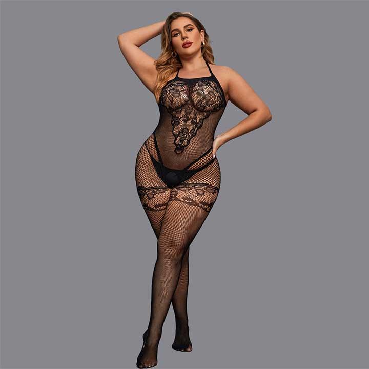 Спокусливий бодистокінг з відкритим доступом L-XL-XXL, фото 1