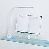 Парта зі стільцем «Bambi» M 4428-12 з лампою та підставкою під книги Блакитна, фото 3