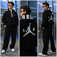 Детский теплый зимний спортивный костюм для мальчика подростка , модный, красивый кофта - худи и прямые штаны 12,13,14,15 лет