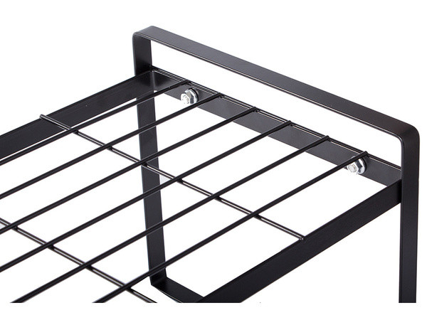 Одноярусна металева полиця кухонний органайзер лофт стелаж для кухонної стільниці