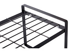 Одноярусна металева полиця кухонний органайзер лофт стелаж для кухонної стільниці