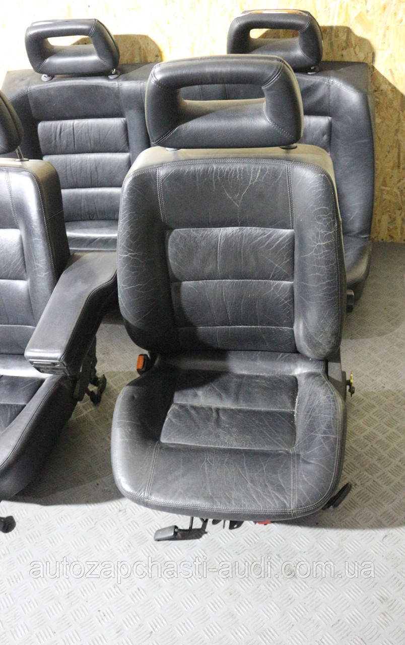 Кожаный салон седан, сидения с подогревом Audi 100 A6 C4 91-97г - фото 5 - id-p489486336
