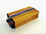 Перетворювач напруги інвертор PowerOne Plus 12V-220 V 1200 W Автомобільний перетворювач, фото 5