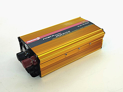 Перетворювач напруги PowerOne Plus 12V-220V 1200W автомобільний інвертор з вольтметром