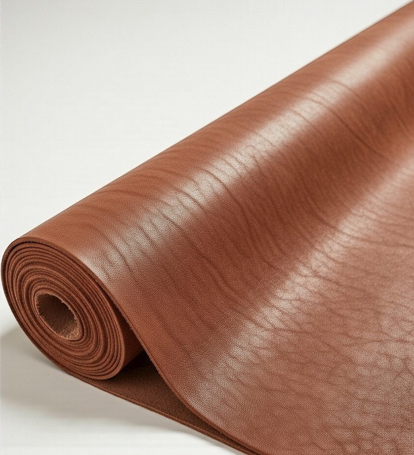 Натуральна шкіра Чепрак для взуття, ременів, сумок, меблів, підошви, кінських упряжок товщиною 3,0-3,5 мм. Світло-коричнева, фото 1