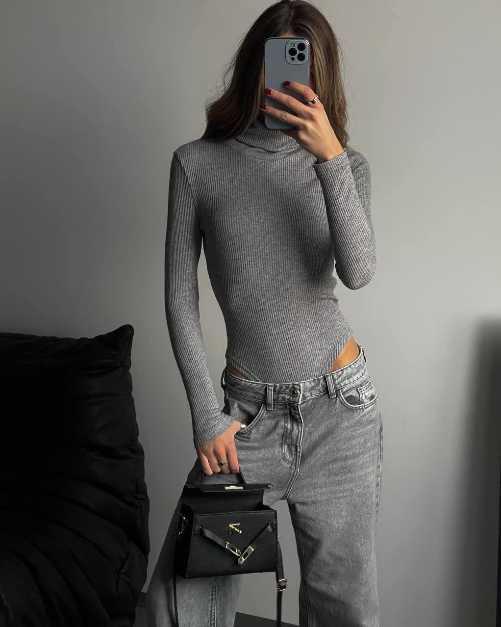 Боді — гольф для милих дам "Ангора". Розміри: 42-46, фото 1