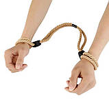 Універсальні наручники для рук і ніг БДСМ Чорний - Садо-мазо, фото 3